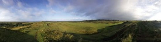 Golf course on a landscape Royal Troon Golf Club Troon South Ayrshire Scotland Canvas Art - Panoramic Images (40 x 10)