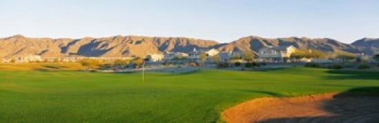 Golf flag in a golf course Phoenix Arizona USA Canvas Art - Panoramic Images (36 x 12)