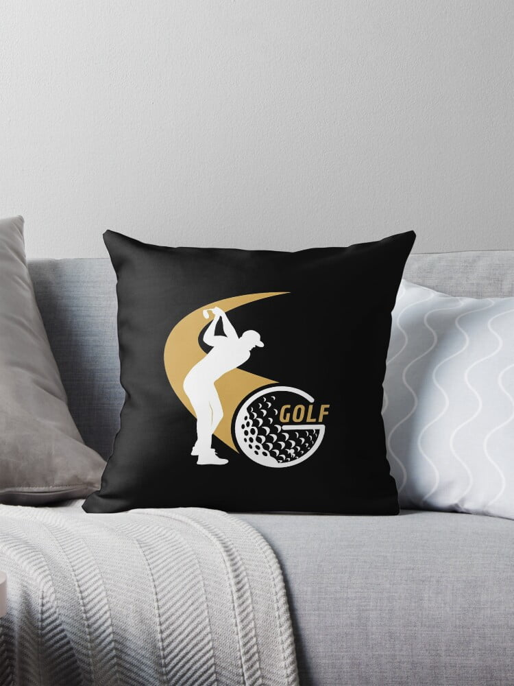 Golf themed design featuring a series of Golfers swinging the club