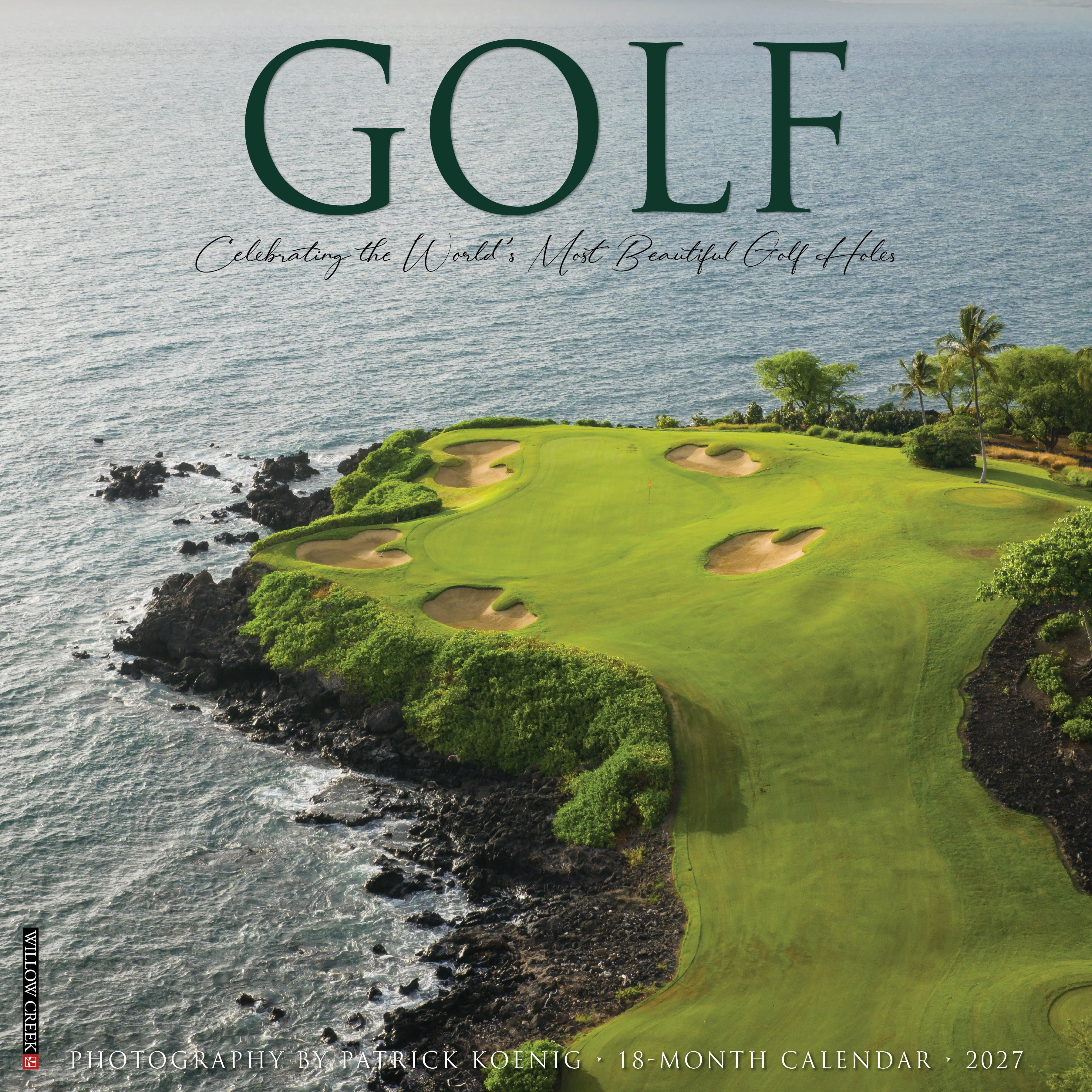 Willow Creek Press, Golf (w/foil) 2027 Wall Calendar