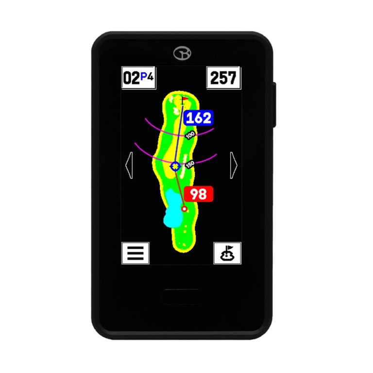 GolfBuddy VTX Talking Handheld Golf GPS Rangefinder, Black