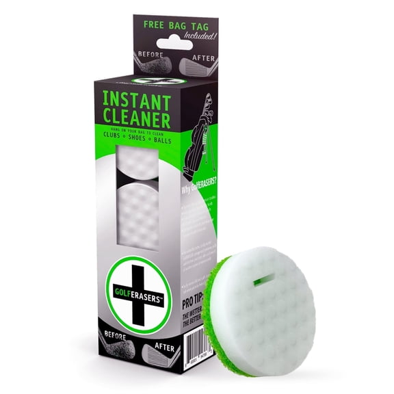 GolfERASERS Instant Golf Cleaner Refill Double-Sided No Tether 12-Pack