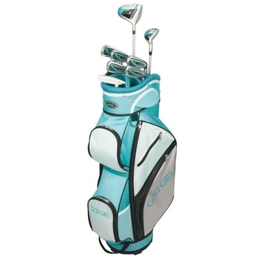 GolfGirl FWS3 Ladies Petite Clubs Set with Cart Bag, All Graphite, Right Hand, Teal