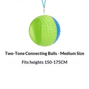 GolfTrainingAids Impact Ball - Golf Swing Trainer Aid - Medium Blue/Green - Perfect Your Golf Swing and Lower Your Scores!