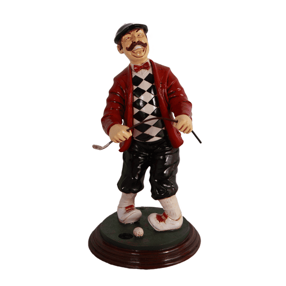 Golfer Frustrated Small Statue