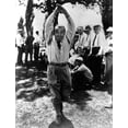 thumbnail image 1 of Golfer Gene Sarazen Gives Himself A Hand After Shooting A 66 In Dapper Dan Tournament History, 1 of 2