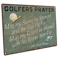 thumbnail image 1 of Golfer’s Prayer 9"x12" Metal Sign, Wall Decor for Mancave, Den, or Gameroom, 1 of 3