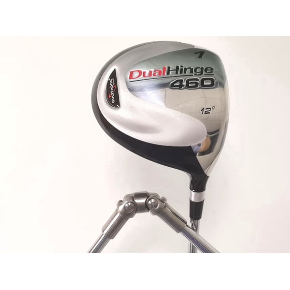 GolferDoc 460cc Driver Loft 12 Dual-Hinged Golf Club Training Aids Black Men RH