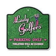 thumbnail image 1 of Golfers Only 14" X 14" Sign | Indoor/Outdoor Plastic | SignMission Designer Parking Ny Golf Ball Golfer Club Balls Shoes Hat Novelty Gift Funny Joke Gag Road Garage, 1 of 4