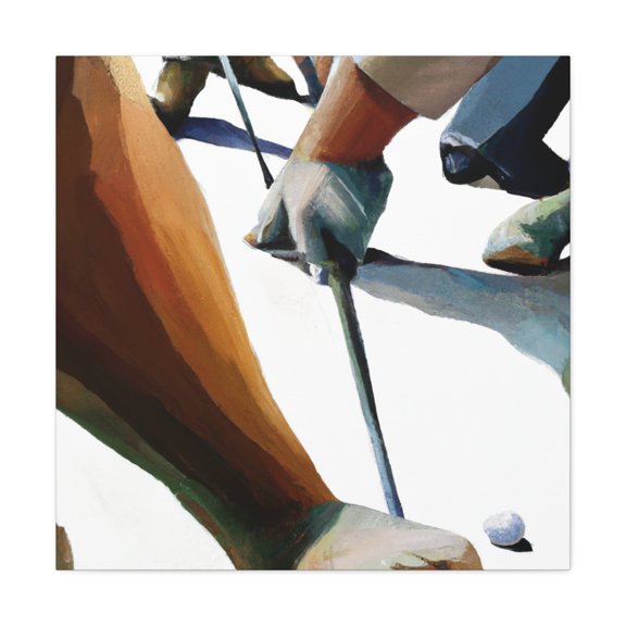 Golfers in Springtime - Canvas