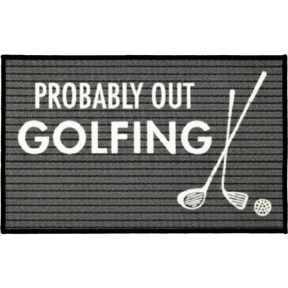 Pavilion Gift Company - Golfing - 27.5" x 17.75" Floor Mat