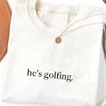 thumbnail image 1 of Golfing Graphic GolferT Shirt Tops Casual and Comfortable Short Sleeve Round Neck White S-5XL, 1 of 4