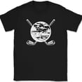 thumbnail image 1 of Golfing Life T-Shirt Funny Hobby Putt Ball Club Landscape Gift Graphic Tee - Black, 5XL, 1 of 1