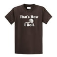 thumbnail image 1 of Golfing That's How I Roll Country Club Golf Ball Funny Humor Men's Short Sleeve T-shirt-Brown-XXL, 1 of 4