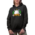 thumbnail image 1 of Golfing with a Ball & Clubs, Golf Player, Golfing or Golfer Themed Merch Gift, Black Hooded Sweatshirt or Hoodie, Medium, 1 of 5