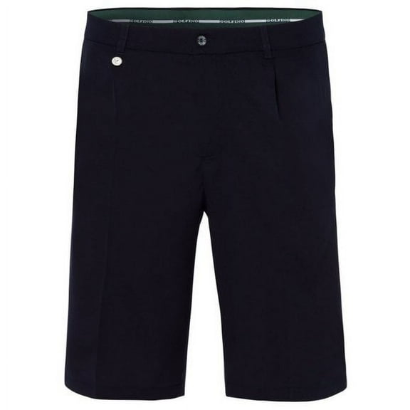 Golfino - ALBATROSS BERMUDA, Light Techno Stretch Men's Sun Protection Golf Shorts In Regular Fit (Flint /Small)