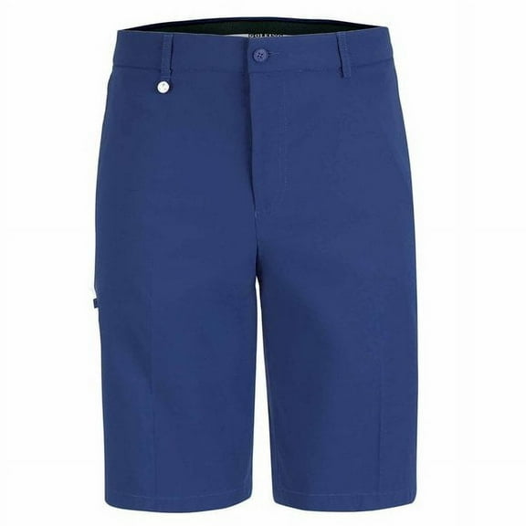 Golfino ALBATROSS Light Techno Stretch Men's golf bermuda's - Sun Protection shorts in regular fit (Indigo, Small)