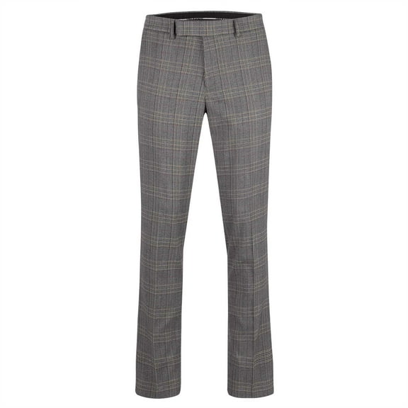 Golfino - GETAWAY CHECKED TROUSERS (FLAT FRONT) Men's functional golf pants in classic check pattern (32/32 Small)