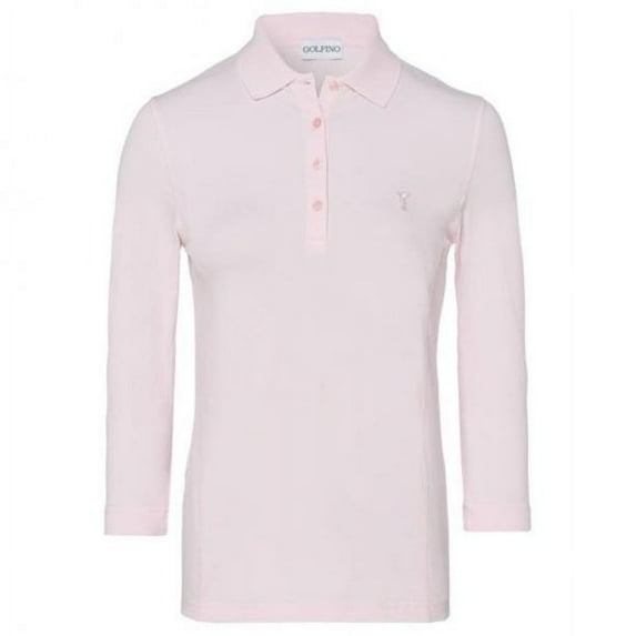 Golfino Milena 3/4 Sleeve Ladies Performance Golf Polo With UV Protection size 4 (extra small)