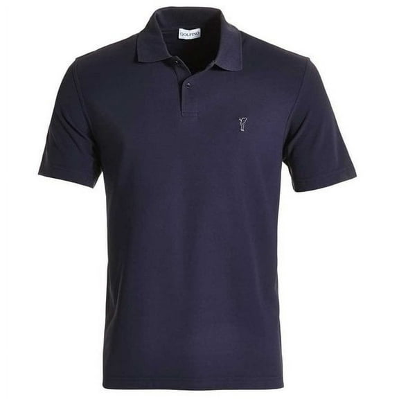 Golfino The Marbella Polo, (Light Extra Dry) - Men's Performance Golf Polo made from moisture regulating material (navy small)