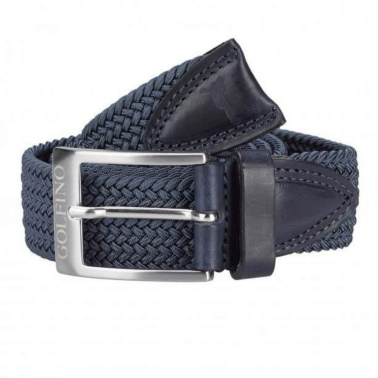 Golfino URBAN BRAIDED BELT, Men's stretch golf belt from synthetic