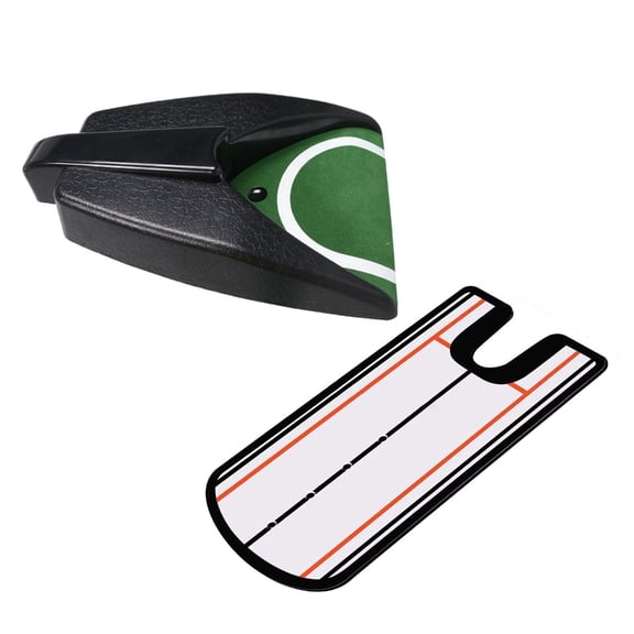 Golfs Automatic Putting Cup Portable Putting Training Practice Putting Trainer Golfs Putting Alignment Tool