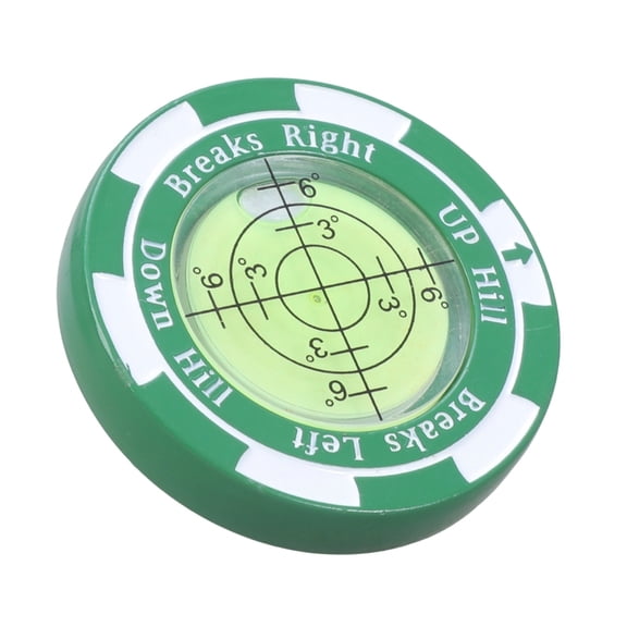 Golfs Green Reader Putt Golfball Marker Golfs Putting Aid Round Bubble Levels High Precisions Reader Easy to Use