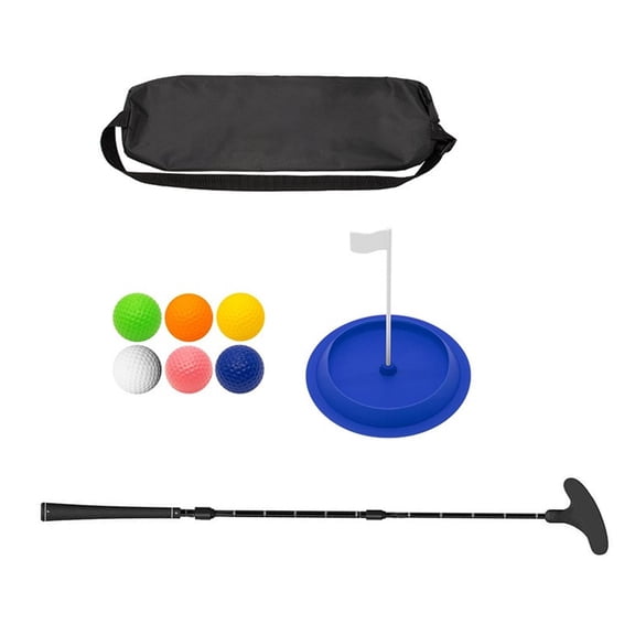 Golfs Putters Set Two Way Golfs Putters Club with Putting Disc and Practice Ball Adjustable Length Golfs Club Easy to Use
