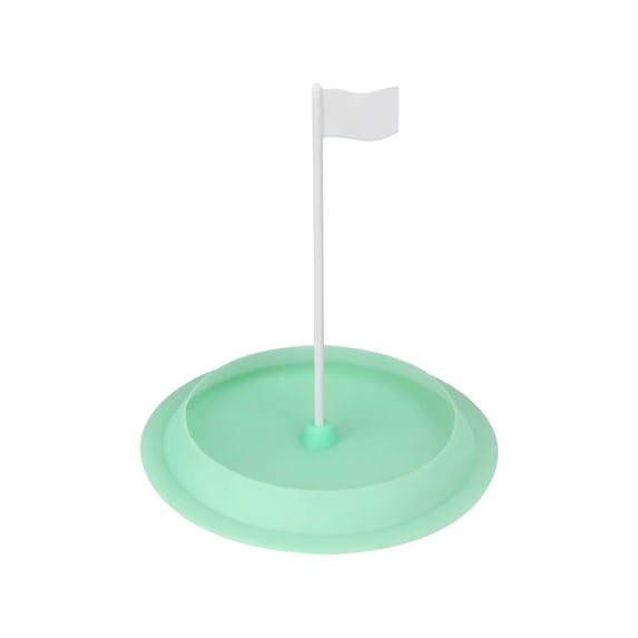 Golfs Putting Practice Hole Cup with Flags Indoor Soft Rubber Practice Putting Cup Training Tool Golfs Accessories