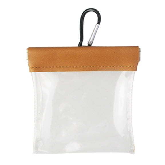 Golfs Tees Pouches Golfs Balls Bag With Clip Light Weight Golfs Tees Holder Clear Storage Bags Outdoor Sports Golfs Supplies
