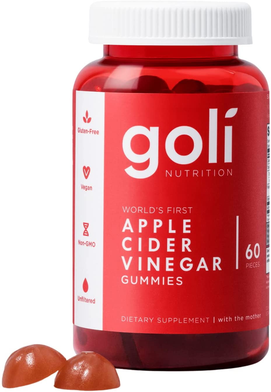 Goli Apple Cider Vinegar Gummies 60ct