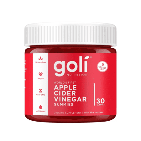 Goli Nutrition Apple Cider Vinegar Gummy Vitamins (30Ct) Dietary Supplement