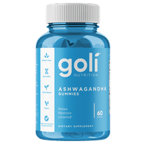 Goli Nutrition Ashwagandha Gummies, Mixed Berry Flavor, 60 Ct