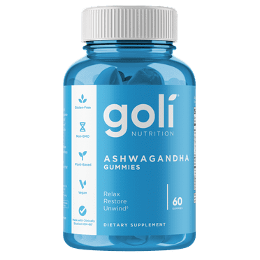 Goli Nutrition Ashwagandha Gummies, Mixed Berry Flavor, 60 Ct