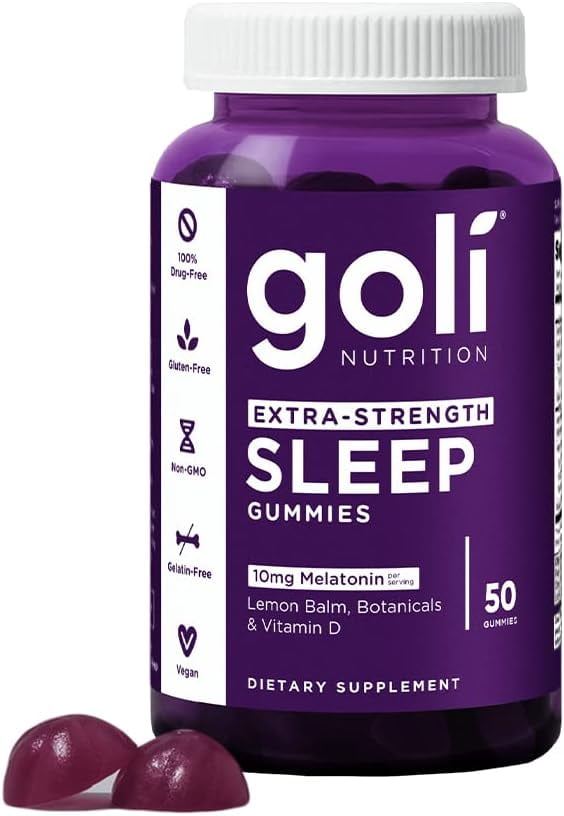 Goli Nutrition Dreamy Sleep Gummies, Lemon Balm and Botanicals, 60 CT