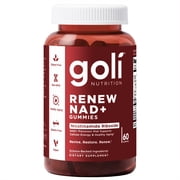 Goli Nutrition Renew NAD+ Gummies with Nicotinamide Riboside, 60 Count