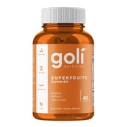 Goli Nutrition Superfruits Gummies, with Vitamins A & C, 60 Count