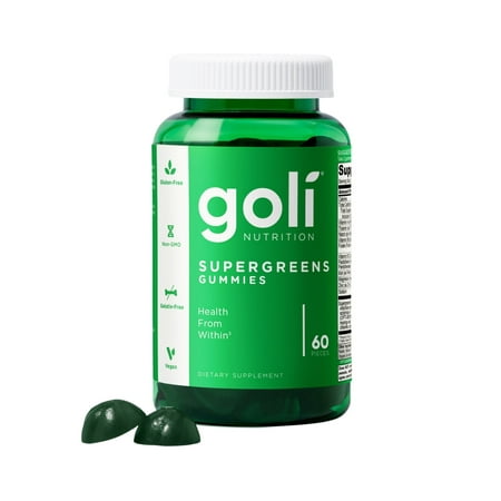 product image of Goli Nutrition Supergreens Gummies,  Fruit Blend Flavor Dietary Supplement, 60 Count