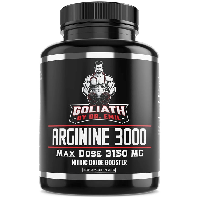 Dr. Emil, Arginine Supplement, 90 count, 30 servings - Walmart.com