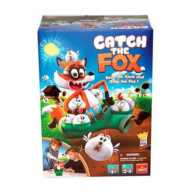 Goliath Catch The Fox Game - Collect the Most Chickens When the Fox Loses His Pants Game