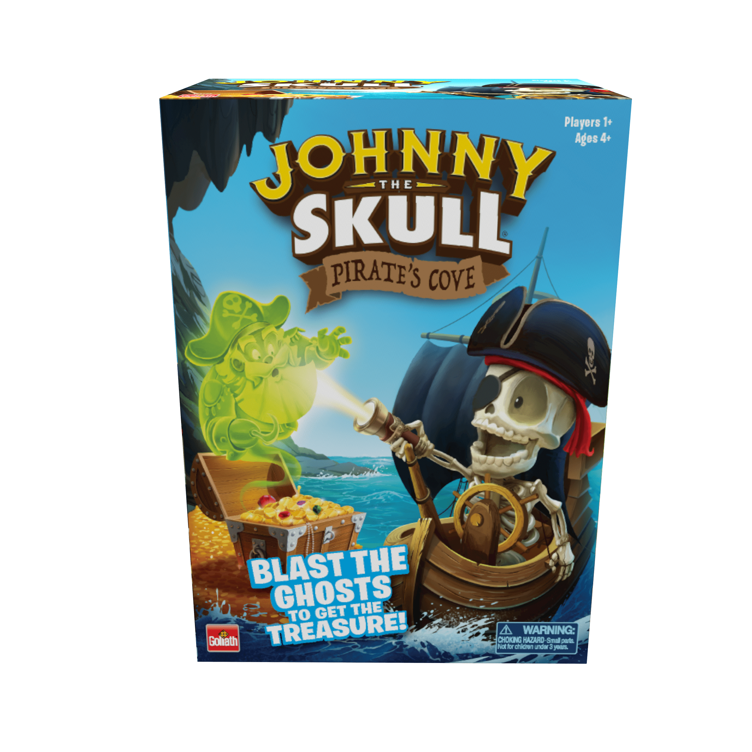 Goliath Games Johnny The Skull, pirates cove contents in clean