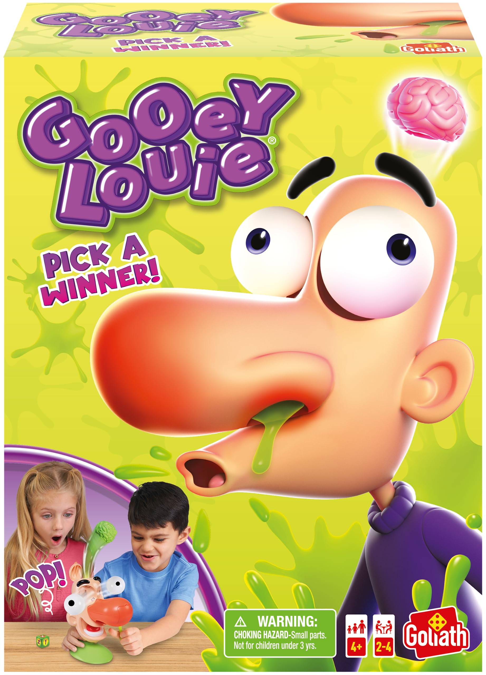 Goliath Gooey Louie Game Pull Gooeys Out of Louie's Nose Game Ages