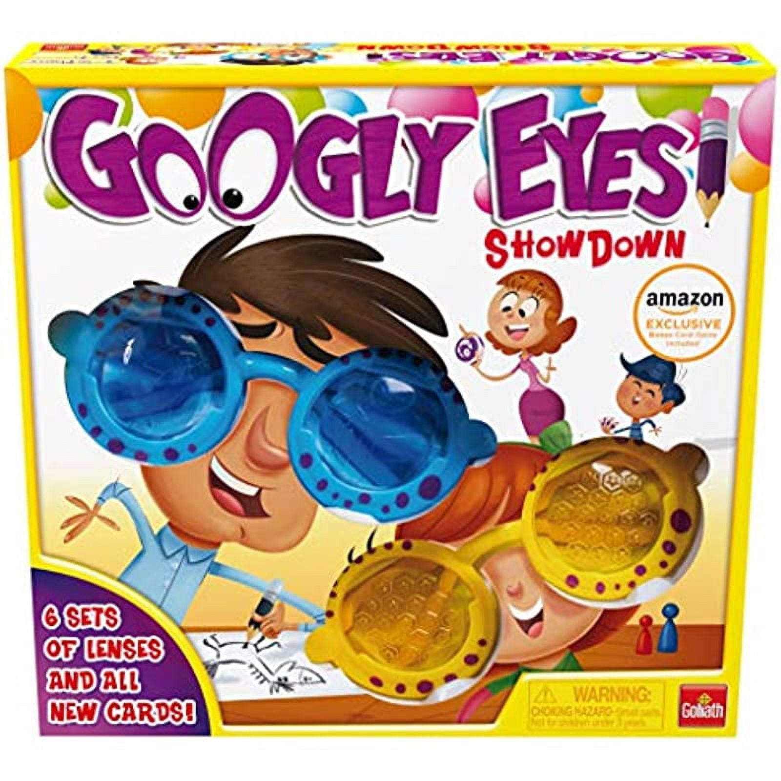 Goliath Googly Eyes Showdown Family Drawing Game with Crazy, Vision