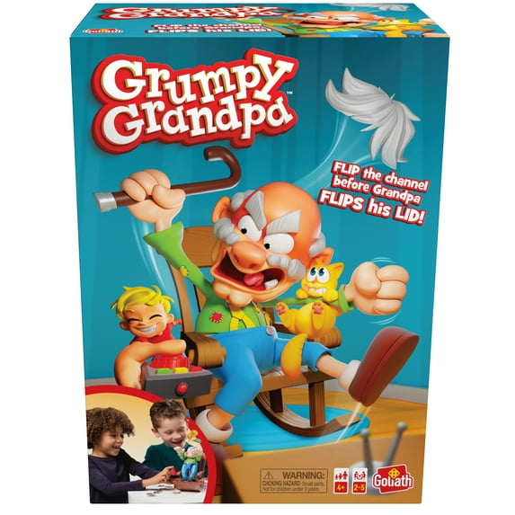 Goliath Grumpy Grandpa Game - Flip the Channel Before Grandpa Flips His Lid