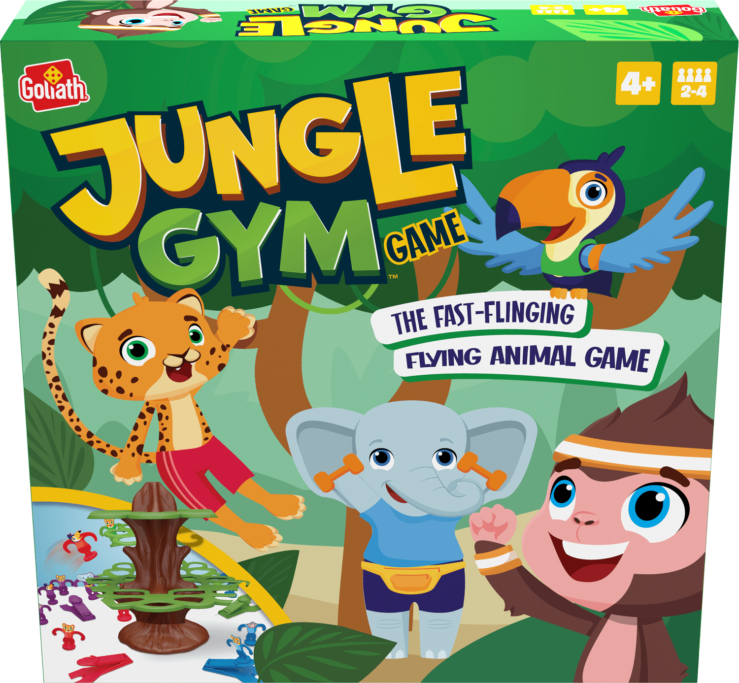 Goliath Jungle Gym Game - Catapult animals into the Tree to Win the Most  Trophies - Walmart.com