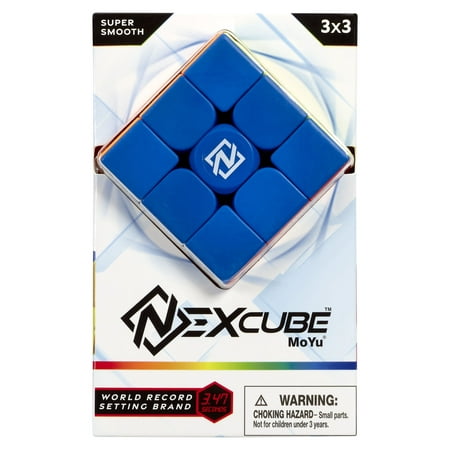 Goliath NEXcube 3x3 Classic Puzzle Cube - Super Smooth Technology Unlocks Super Speed For Ages 8 and Up