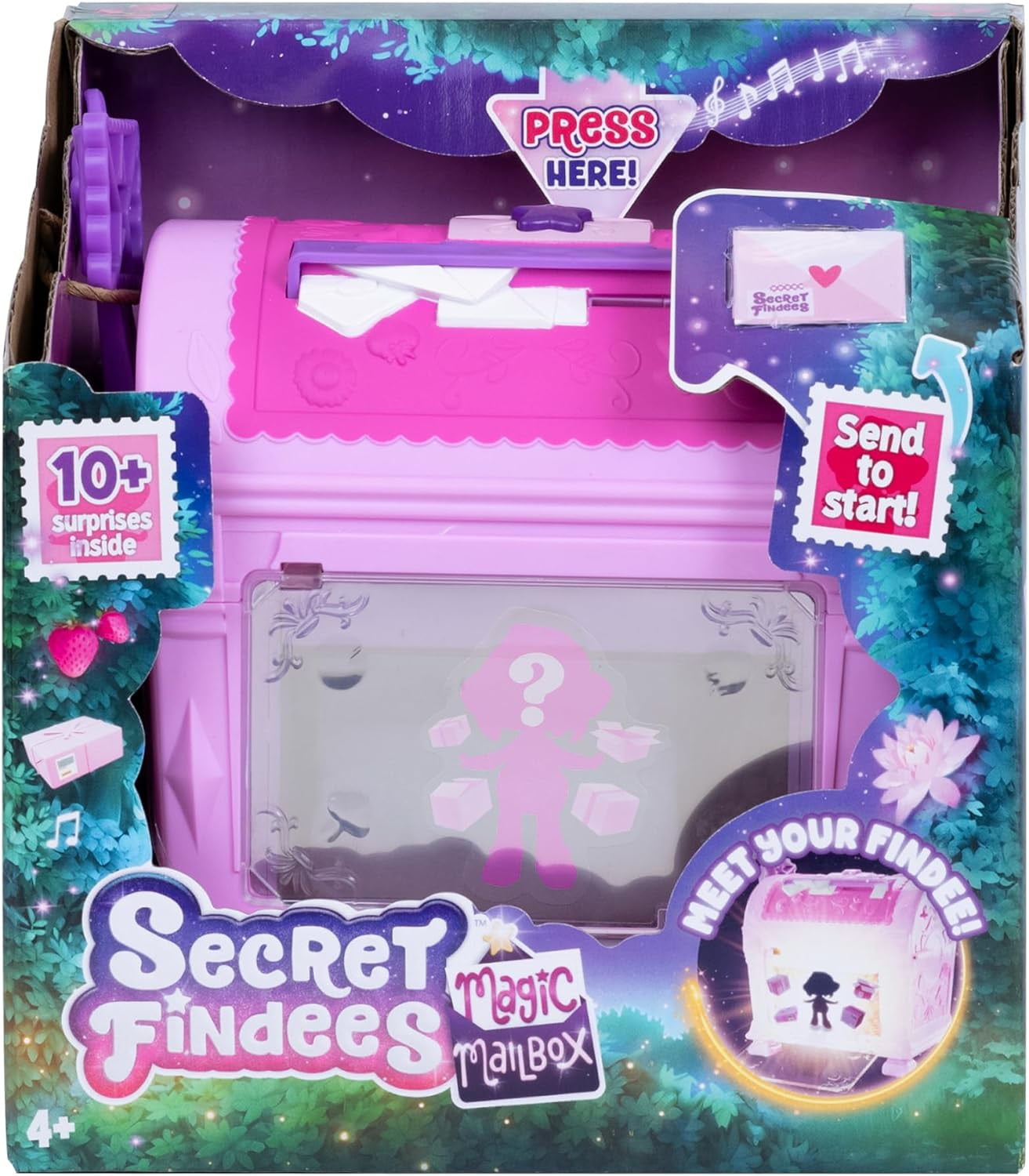 Goliath Secret Findees Magic Mailbox Pink | Includes Either Audree