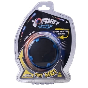 Goliath YoFinity Double Vizion Blue - Trick Light-Up Yo-Yo with LED Lights and Infinity Mirror On Both Sides - Ages 8 and Up