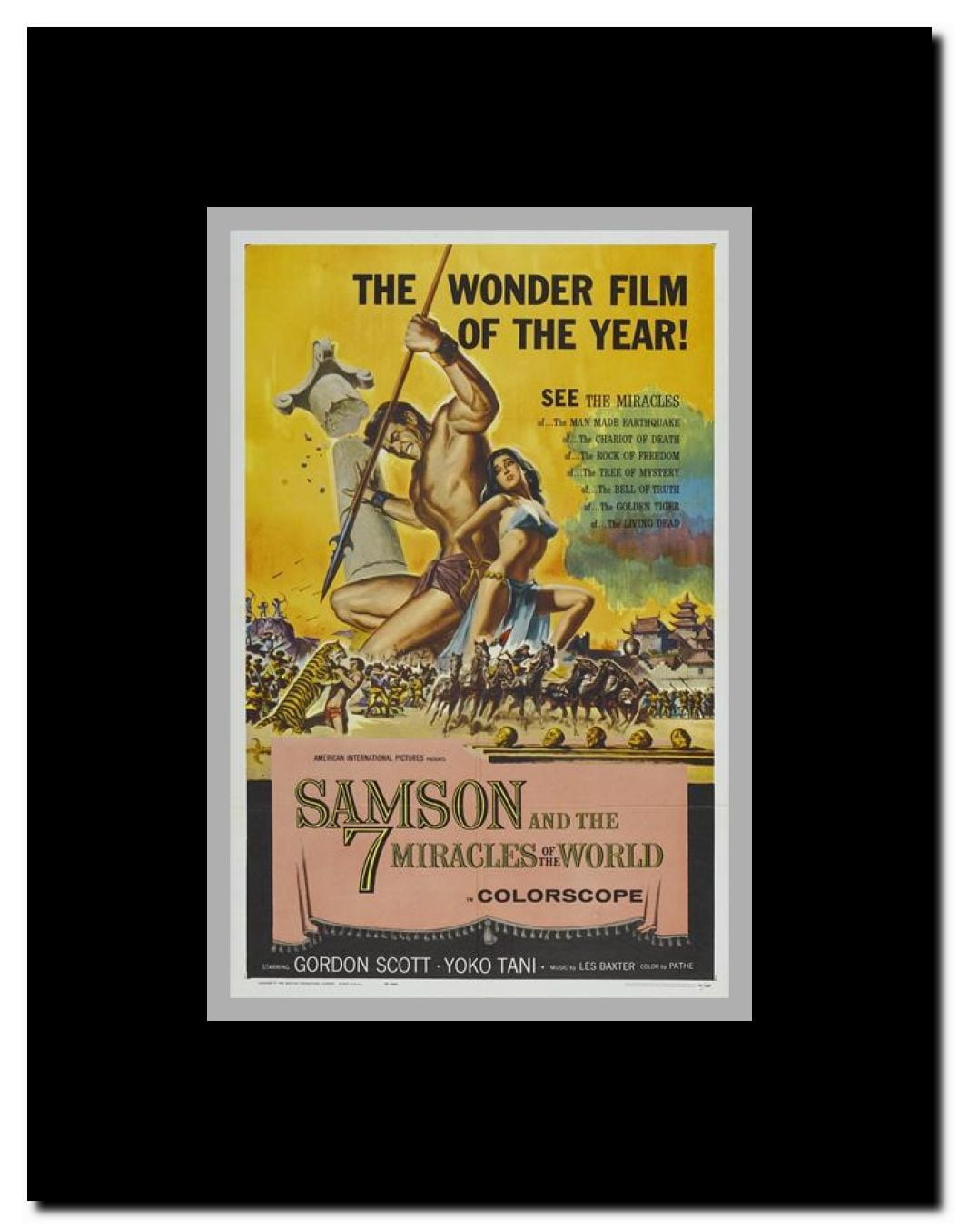 Goliath and the Golden City Framed Movie Poster