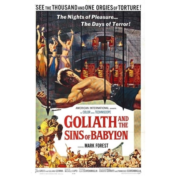 Goliath and the Sins of Babylon Movie Poster Print (27 x 40) - Item # MOVAB84543